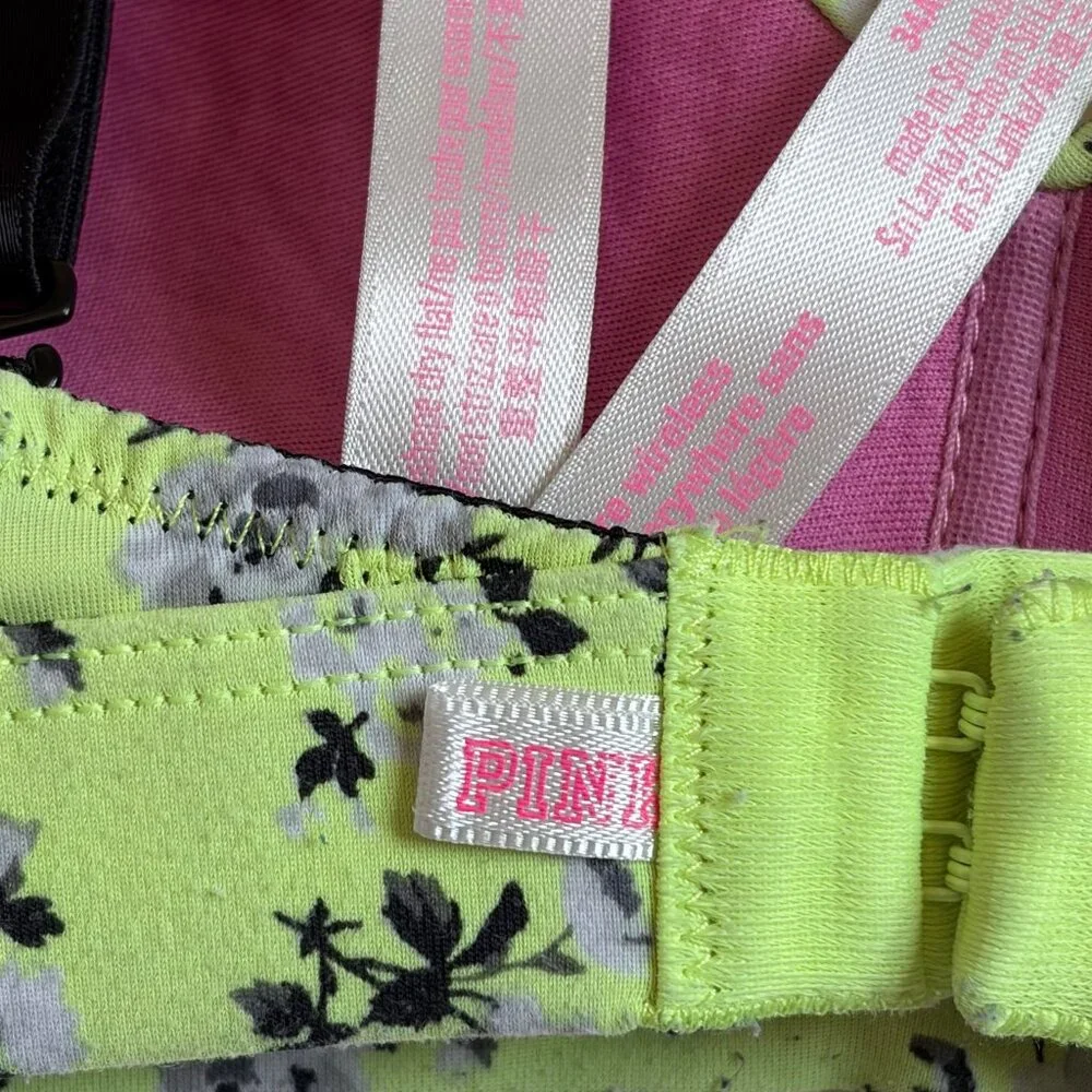 Pink by Victoria's Secret Wear Everywhere Wireless Lightly Lined Bra - 34A